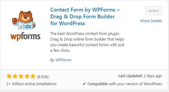 Most popular WordPress plugins