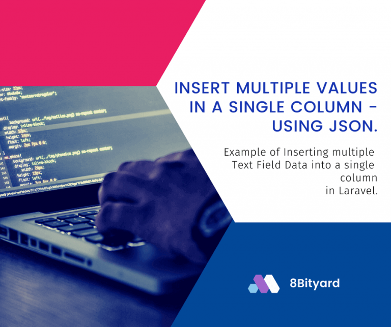 Save Multiple Columns Data into Single Column in Laravel