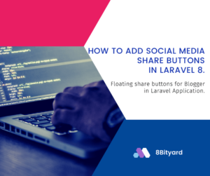 Floating share buttons for Blogger in laravel
