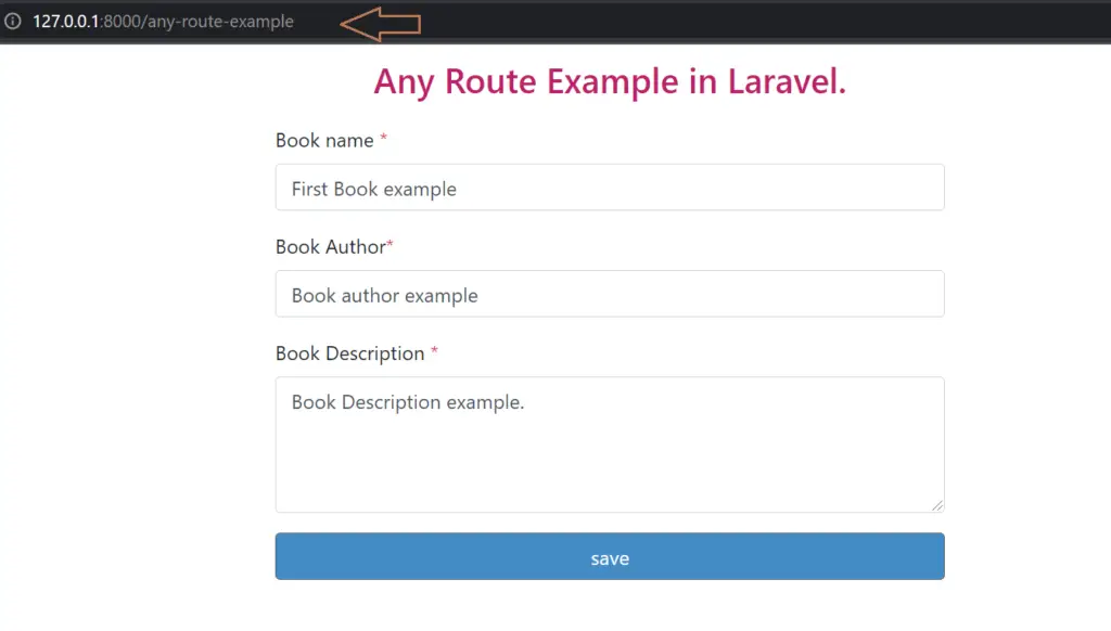 form data submit using same route in laravel