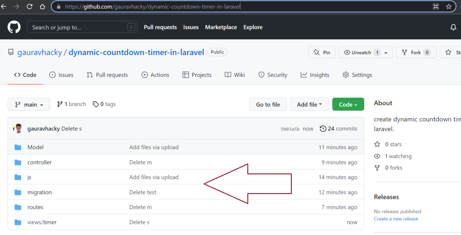 How to create a dynamic countdown timer in Laravel? - 8bityard