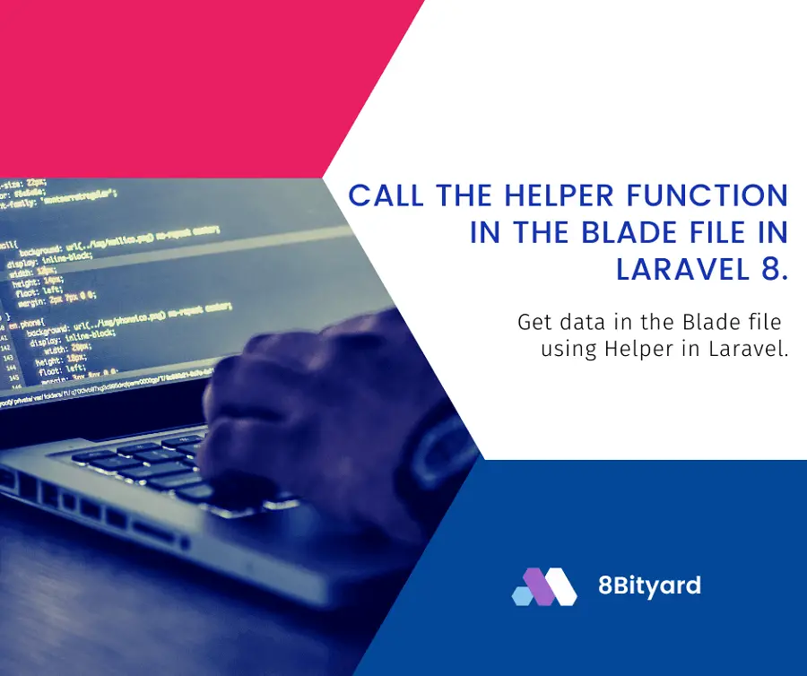 get helper function data in blade file in laravel