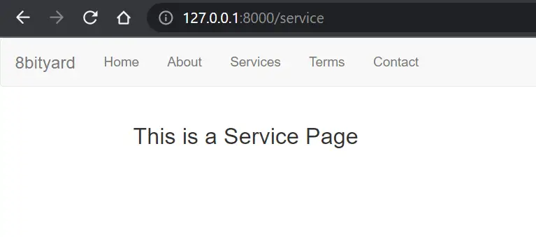 service page