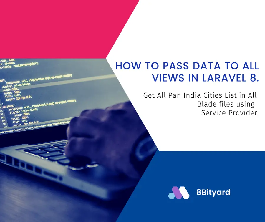 pass data to all views in laravel 8