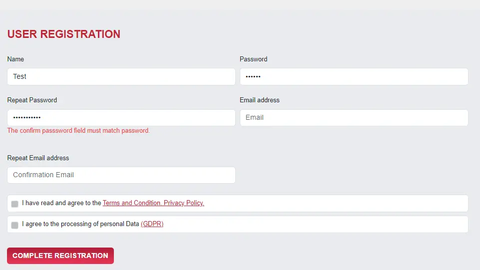Confirm password validation in Laravel 10