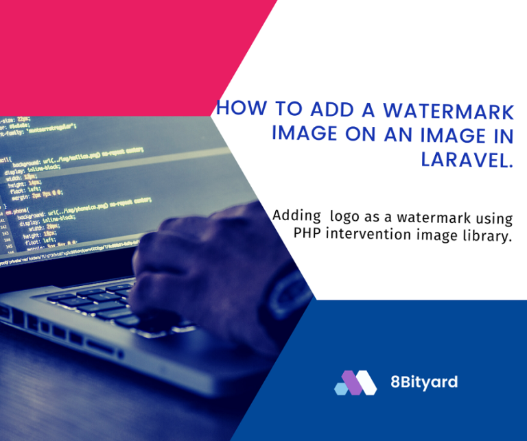 add a watermark image on an image in Laravel.